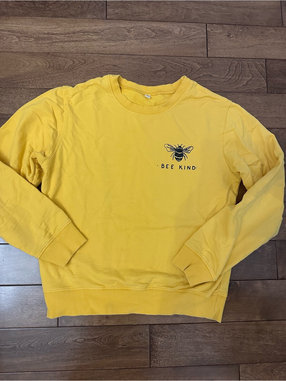 Bee Kind Yellow Crewneck Sweatshirt - women’s